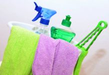 خانه تکانی سریع و نکات و اصول خانه تکانی مخصوصا برای خانم‌های شاغل  - green clean material wipe product textile 1086736 pxhere - صفحه اصلی