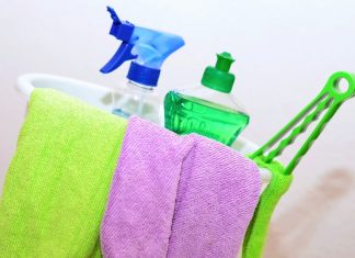 خانه تکانی سریع و نکات و اصول خانه تکانی مخصوصا برای خانم‌های شاغل  - green clean material wipe product textile 1086736 pxhere - صفحه اصلی